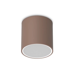 Plafoniera Exterior Techo pl1 round d15, Protectie IP54, Cafeniu