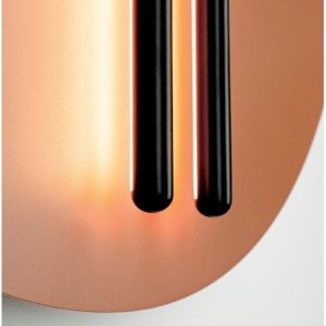 Plafoniera LED 13W 3000K BLACK STICK-BRICK RED ZB-2574 171376 universul-luminii.ro