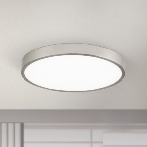 Plafoniera LED Bully 24cm satin chrome 94126 universul-luminii.ro