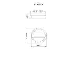 Plafoniera LED CCT BLEVINS riflaj MDF cu efect de lemn 620116 universul-luminii.ro