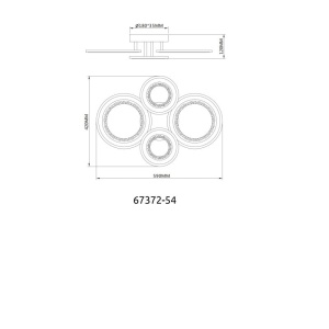 Plafoniera LED CCT design circular ANTHONY - Img 10