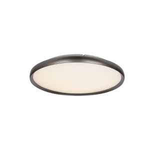 Plafoniera LED CCT, diametru 40cm, alama cafenie, ZB-25187