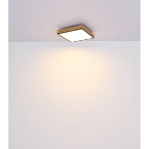 Plafoniera LED cu aspect lemn design slim DORO 12W 203026 universul-luminii.ro
