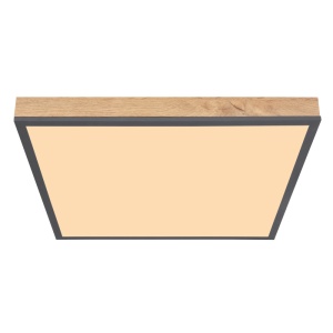Plafoniera LED cu aspect lemn design slim DORO 24W 105886 universul-luminii.ro