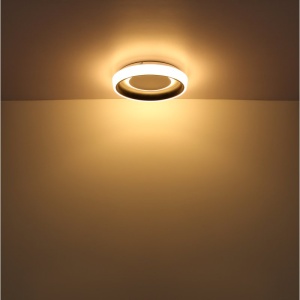 Plafoniera LED cu telecomanda design modern Tabano negru mat 175496 universul-luminii.ro
