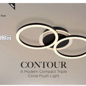 Plafoniera LED design circular Contour 630856 universul-luminii.ro
