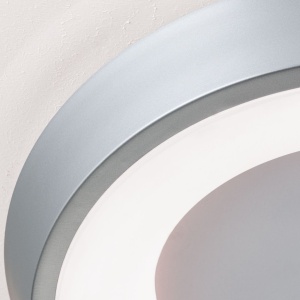 Plafoniera LED design circular LOOK argintie - Img 5
