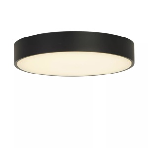 Plafoniera LED design circular Palma negru 25cm