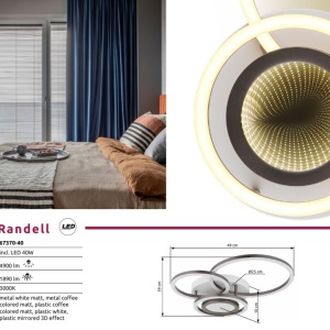 Plafoniera LED design circular RANDELL - Img 3
