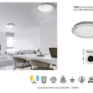 Plafoniera LED design elegant CRYSTAL LED 45cm 132496 universul-luminii.ro