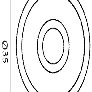 Plafoniera LED design elegant Roundel - Img 7