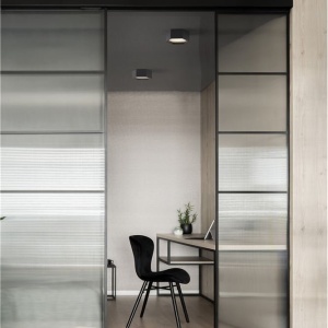 Plafoniera LED design minimal SAMBA neagra 137246 universul-luminii.ro