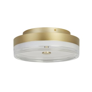 Plafoniera LED design minimalist Cyprus auriu, 40cm