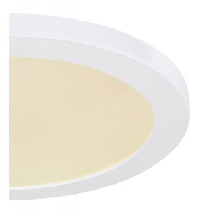 Plafoniera LED design modern, diametru 29,8cm, LASSE alb 12379-24W GL 97196 universul-luminii.ro