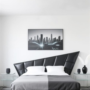 Plafoniera LED design modern Polka negru - Img 2