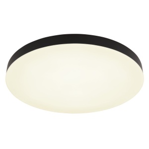 Plafoniera LED design modern simplu MATTHEW D-50cm negru/opal - Img 1