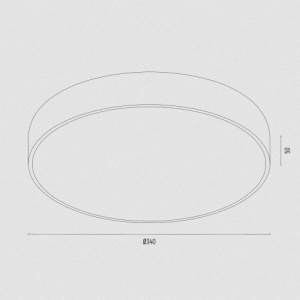 Plafoniera LED design modern Tiamo rosu 124776 universul-luminii.ro