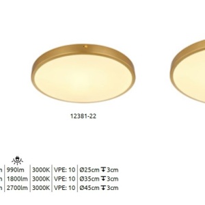 Plafoniera LED design modern Tibey alama 35cm 221406 universul-luminii.ro