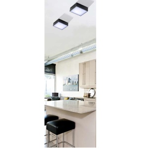 Plafoniera LED design slim FALCO 12 4000K alba 43406 universul-luminii.ro