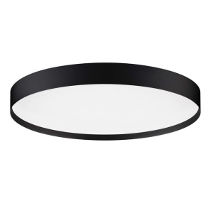 Plafoniera LED design slim ROI negru D-50cm