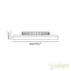 Plafoniera LED design ultramodern minimalist DOLME White 64097 51826 universul-luminii.ro