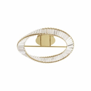 Plafoniera LED dimabila, cristal design elegant AURELIA auriu 60cm - Img 1
