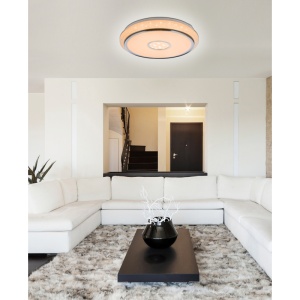 Plafoniera LED dimabila cu telecomanda DANI 40W 203686 universul-luminii.ro