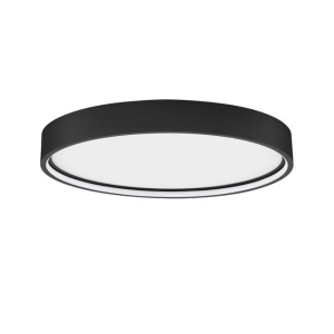 Plafoniera LED dimabila design circular OLAF neagra 45cm