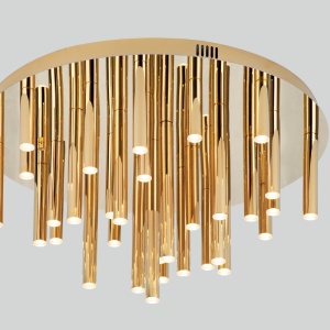 Plafoniera LED dimabila design Premium Class Quality ORGANIC auriu 96516 universul-luminii.ro