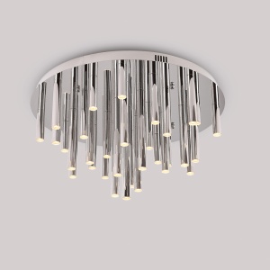 Plafoniera LED dimabila design Premium Class Quality ORGANIC crom 69306 universul-luminii.ro