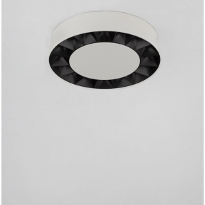 Plafoniera LED exterior moderna IP65 CONVEX alb D-17,6cm - Img 3