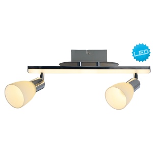 Plafoniera LED moderna cu 2 spoturi directionabile Ibiza 1233142 NV 51606 universul-luminii.ro
