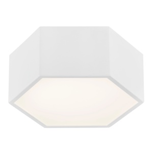Plafoniera LED moderna design hexagonal ARIZONA 9W alba