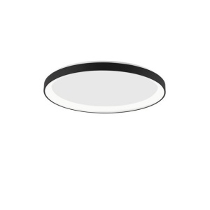 Plafoniera LED moderna design slim 38cm PERTINO negru NVL-9853672