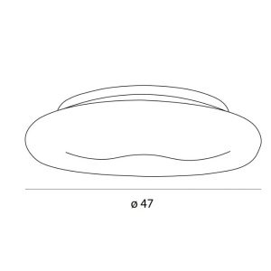 Plafoniera LED moderna Duo 47cm 151036 universul-luminii.ro
