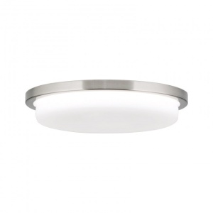 Plafoniera LED moderna LEROX 30cm crom satin 95526 universul-luminii.ro