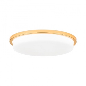 Plafoniera LED moderna LEROX 40cm aurie 24K 198186 universul-luminii.ro