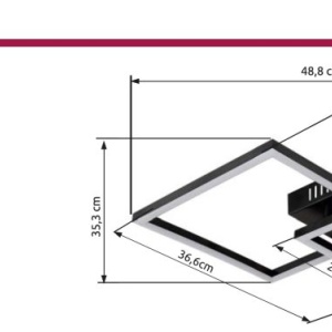 Plafoniera LED moderna TYLER 240446 universul-luminii.ro