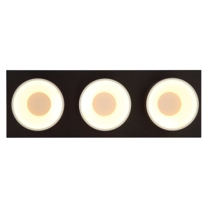 Plafoniera LED negru sampanie RAYMOND 3L - Img 4