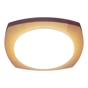 Plafoniera LED rustica fabricata manual din lemn OKIO 151346 universul-luminii.ro