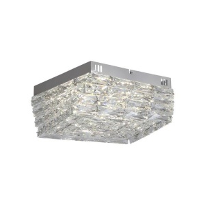Plafoniera metal cromat si sticla LED Modena 627226 universul-luminii.ro