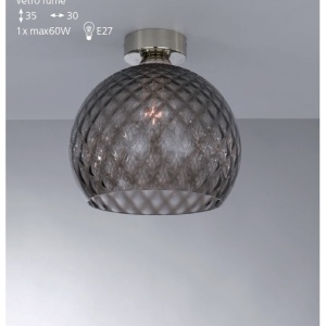 Plafoniera moderna design italian 10011 fumuriu 105366 universul-luminii.ro