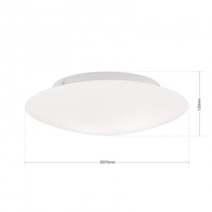 Plafoniera moderna diametru 37cm, Alba 197686 universul-luminii.ro