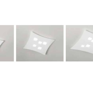 Plafoniera moderna ISOTTA 62x69cm, alb sau gri 228266 universul-luminii.ro