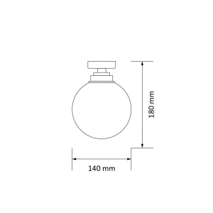 Plafoniera moderna realizata manual Abano 76346 universul-luminii.ro