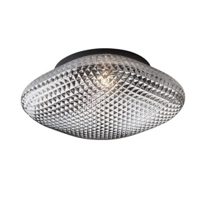 Plafoniera pentru baie moderna IP44 Sens sticla gri NVL-838124