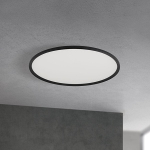 Plafoniera slim LED CCT dimabil KANT 80cm, negru