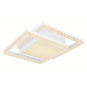 Plafoniera Smart LED CCT dimabila cu telecomanda SQUARES