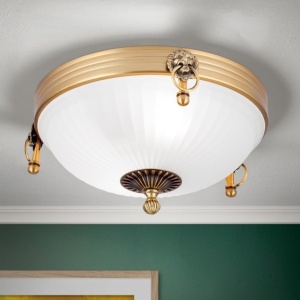 Plafoniera stil clasic diametru 31cm Rocca 94776 universul-luminii.ro