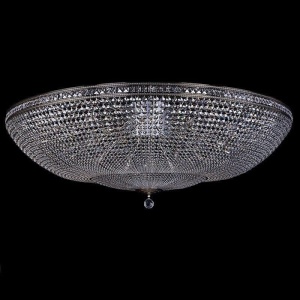 Plafoniera XXXL cristal Bohemia MILADA dia 2000 Nickel